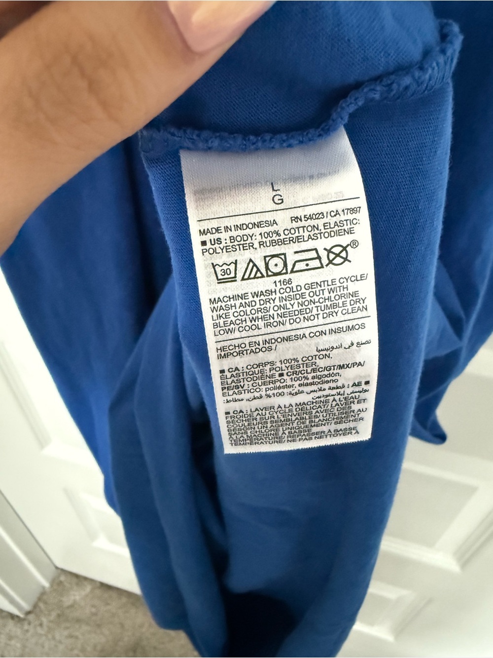 Old Navy Royal Blue Smocked-Strap - Picture 6 of 6